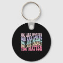 Search for kindness matters key rings Awareness