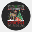 Search for funny malinois stickers Xmas