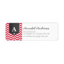 Search for red chevron return address labels Trendy