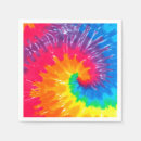 Search for tie dye napkins Colorful