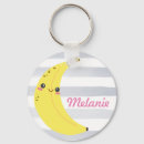 Search for banana cartoon key rings Kawaii