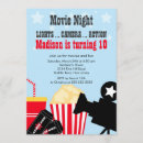 Search for kids movie party invitations Popcorn