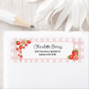 Search for strawberry return address labels Berry first