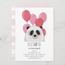 Search for pink panda invitations Party