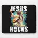 Search for jesus rocks mousepads Funny