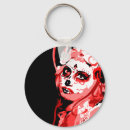 Search for dia de los muertos key rings Gothic