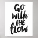 Search for flows posters Black and white