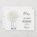 Search for country wedding bridesmaid cards Proposal