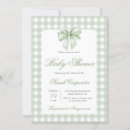 Search for gingham invitations Mother to be