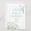 Search for herb wedding invitations Green