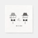Search for gay wedding napkins Simple