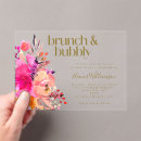 Search for acrylic bridal shower invitations Brunch and bubbly