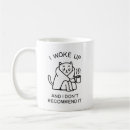 Search for cat funny coffee mugs Sarcasm