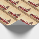 Search for christmas tree truck wrapping paper Pattern