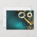 Search for steampunk save the dates Vintage