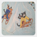 Search for cat in winter stickers Snow