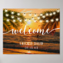 Search for sunset wedding posters Tropical