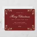 Search for business new years cards Red