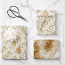 Search for gold and cream wrapping paper White