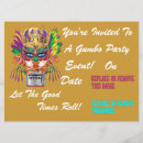 Search for gumbo invitations Mardi gras