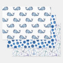 Search for blue whale wrapping paper Nautical