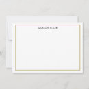 Search for gold border note cards Classic