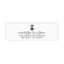 Search for crown return address labels Modern