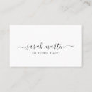 Search for nails and lashes business cards Minimalist