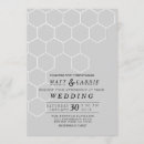 Search for honeycomb wedding invitations Modern