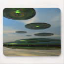 Search for flying saucers mousepads Science fiction