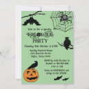 Search for kids halloween invitations Bat