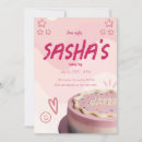Search for girly trend invitations Glitter