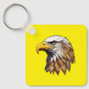Search for bald head key rings Bird of prey