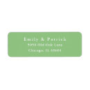 Search for wedding guest return address labels Typography