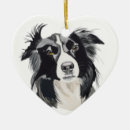 Search for brown dog christmas tree decorations Border collie