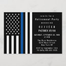 Search for law enforcement retirement invitations Elegant