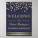 Search for surprise party posters Modern