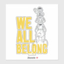 Search for come in peace stickers Racial equality