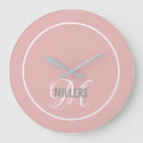 Search for blush pink clocks Script