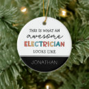 Search for electrician christmas tree decorations Funny