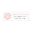 Search for baby sprinkle return address labels Doughnut