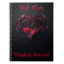 Search for gothic wedding notebooks Bride