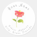 Search for zinnia flower return address labels Zinnias
