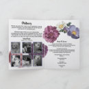 Search for memorial on wedding programs Floral