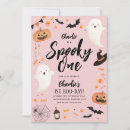 Search for pink halloween birthday invitations Spooky one