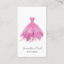 Search for boutique business cards Girly