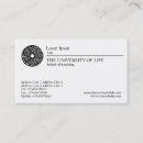Search for university business cards Modern