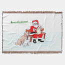 Search for santa claus throw blankets Cat