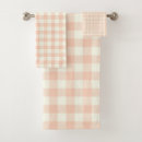 Search for peach bath towels Gingham