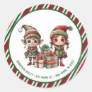 Search for christmas elf stickers Santas workshop